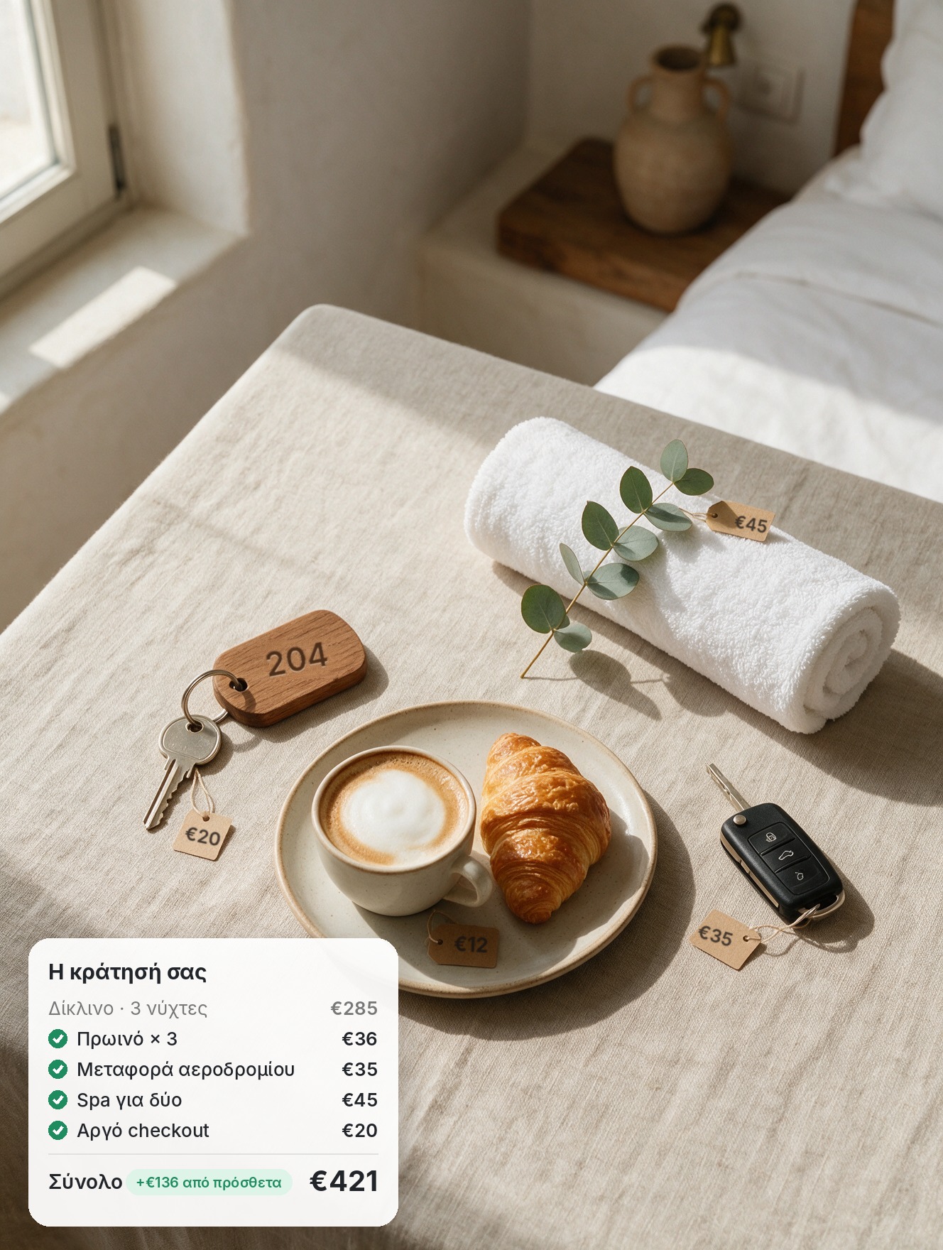 Roomzy Extras & Meal Plans