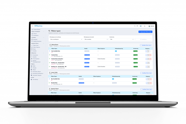 Roomzy home rate plans