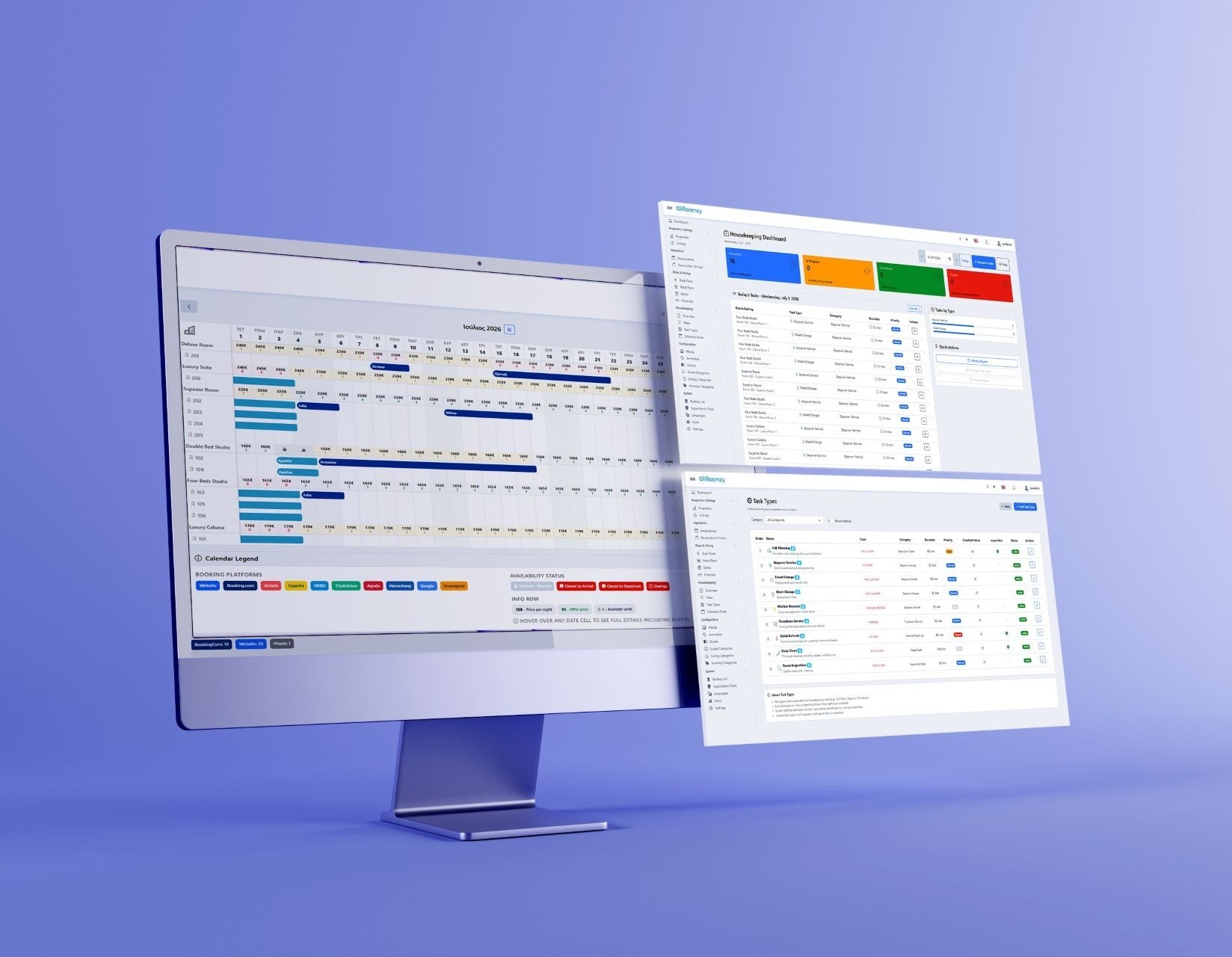 Run your hotel from a single dashboard.